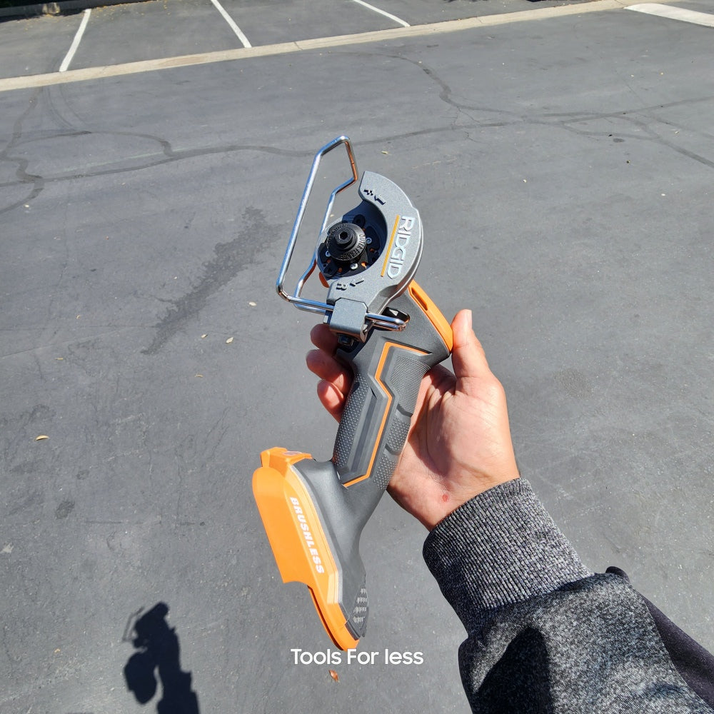 RIDGID 18V Sub Compact Brushless Cordless 3 in. Multi-Material