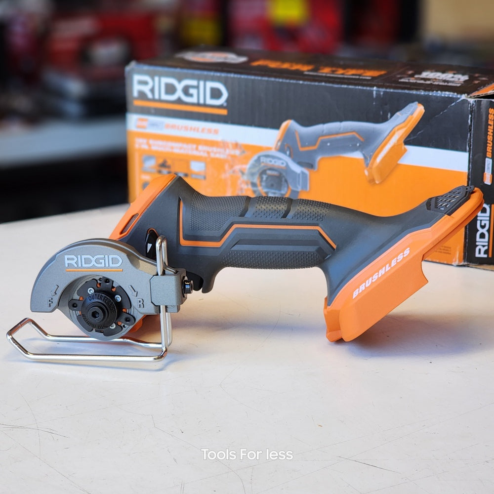 RIDGID 18V Sub Compact Brushless Cordless 3 in. Multi-Material