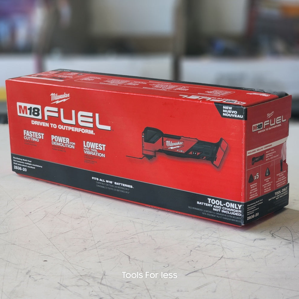 M18 FUEL 18V Lithium-Ion Cordless Brushless Oscillating Multi-Tool (Tool-Only) (2836-20)