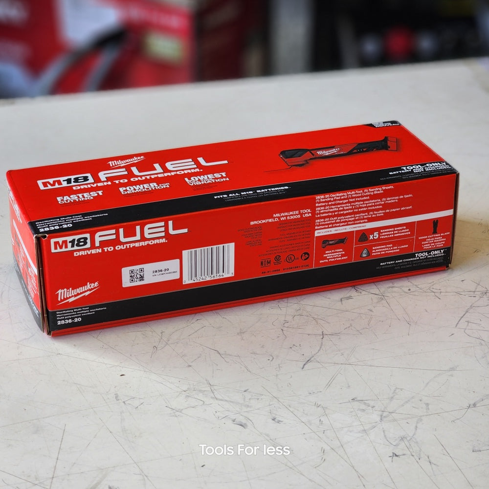 M18 FUEL 18V Lithium-Ion Cordless Brushless Oscillating Multi-Tool (Tool-Only) (2836-20)