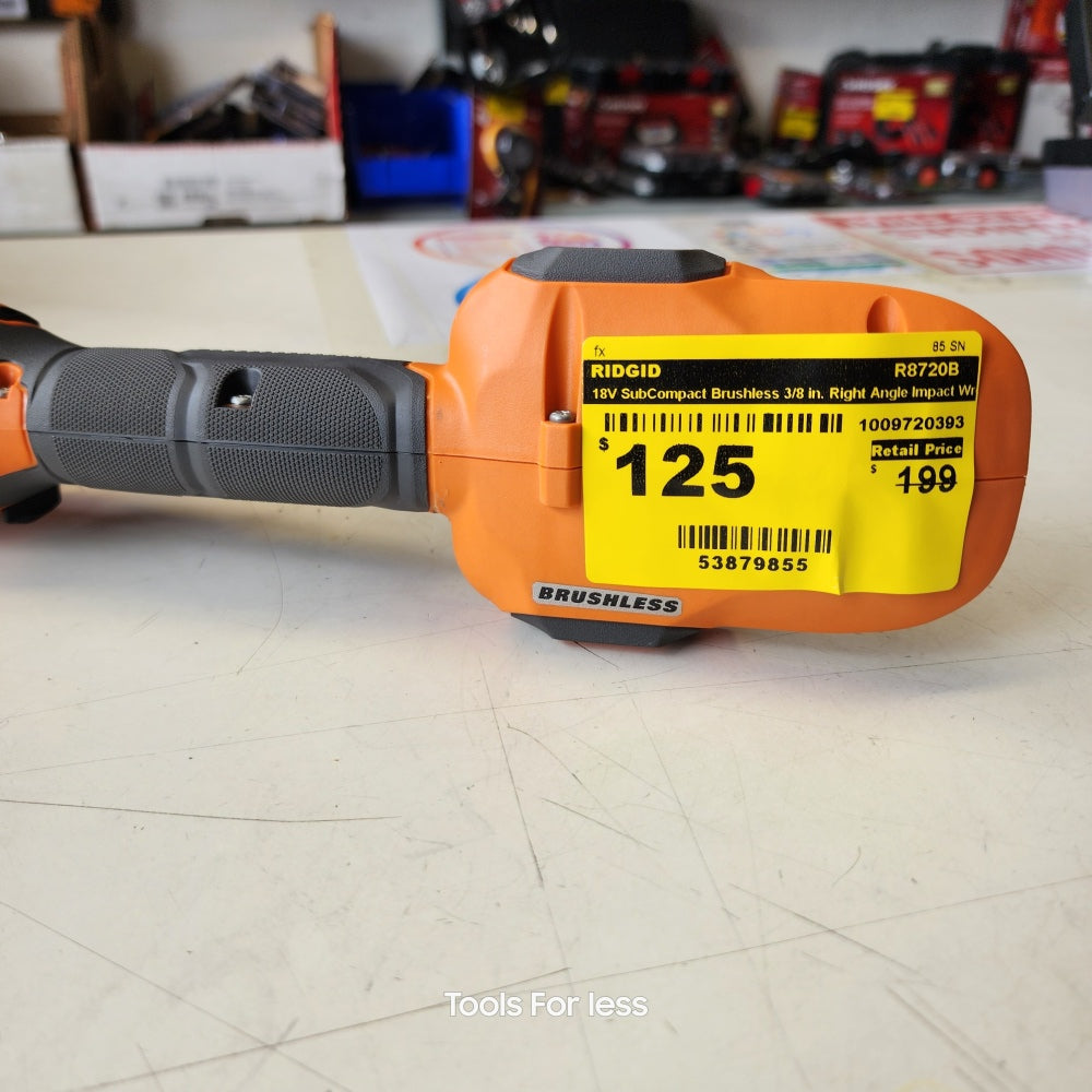 18V Sub Compact Brushless 3/8in. Right Angle Impact Wrench
