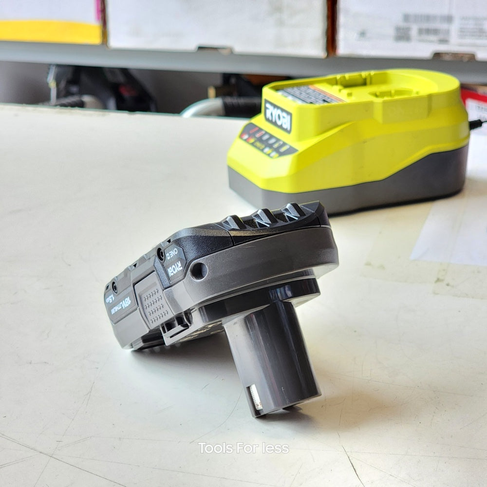 ONE + 18V Lithium-ion 2.0Ah Compact Battery and charger