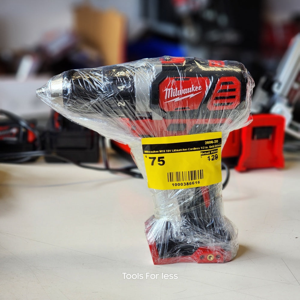 M18 18V Lithium-ion Cordless 1/2 in Drill Driver