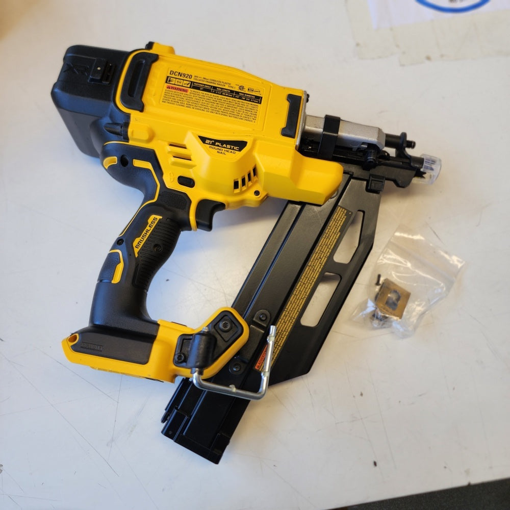 20-Volt 21Â° Cordless Framing Nailer (Tool-Only) (DCN920B)
