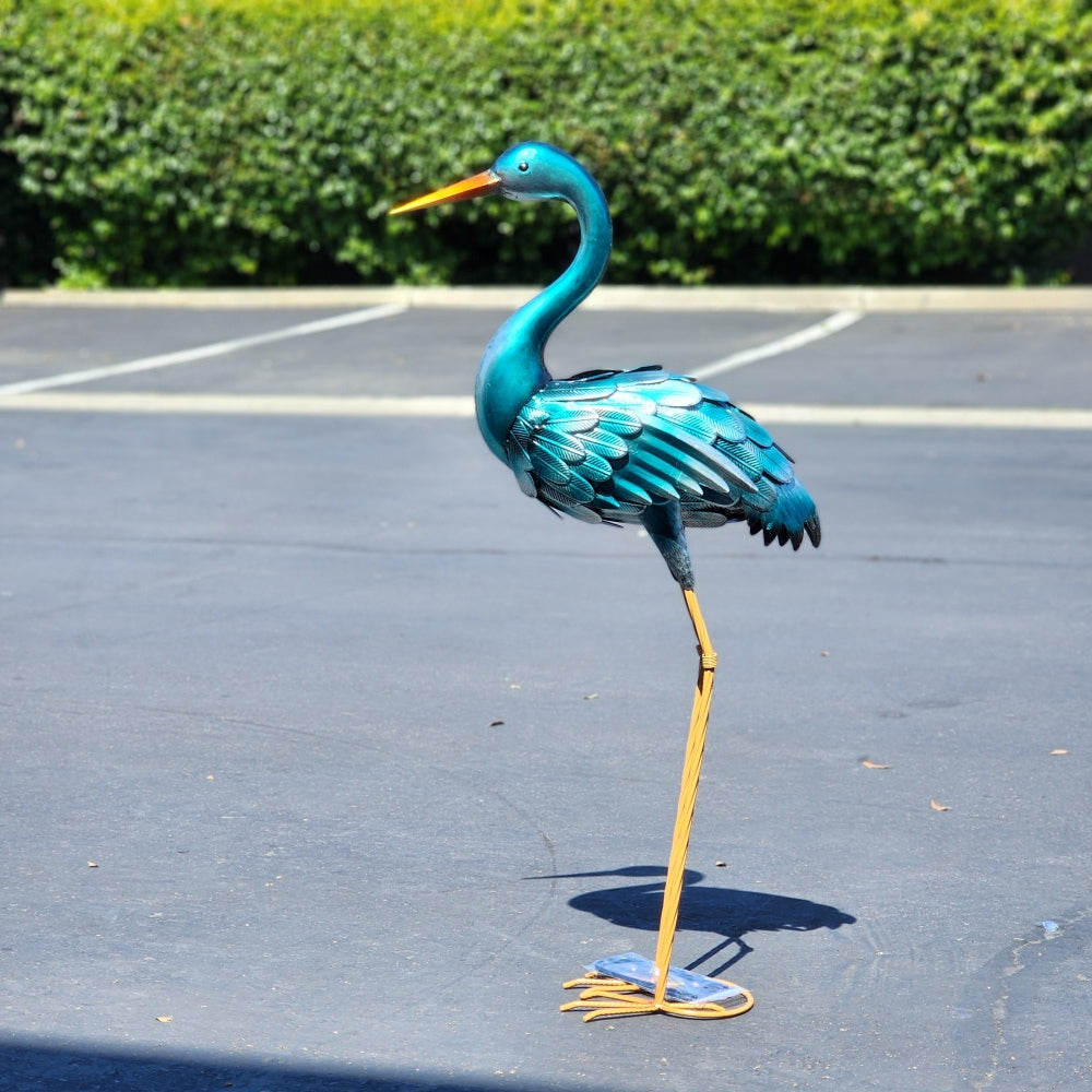35 Blue Heron Statue Pair