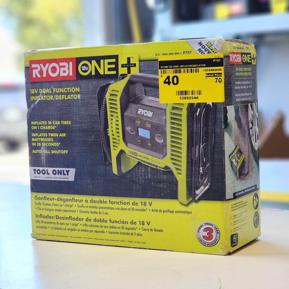 18V ONE+ Inflator/Deflator