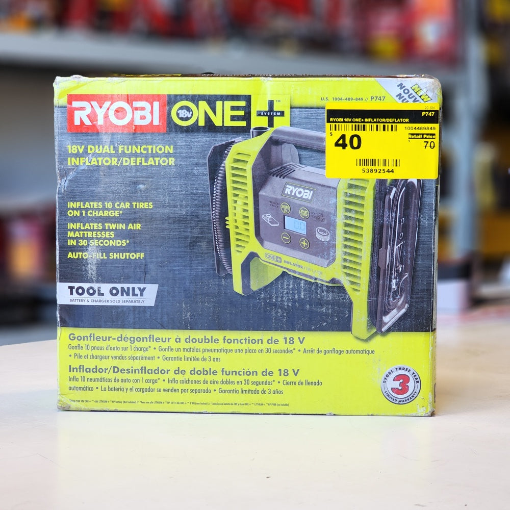 18V ONE+ Inflator/Deflator