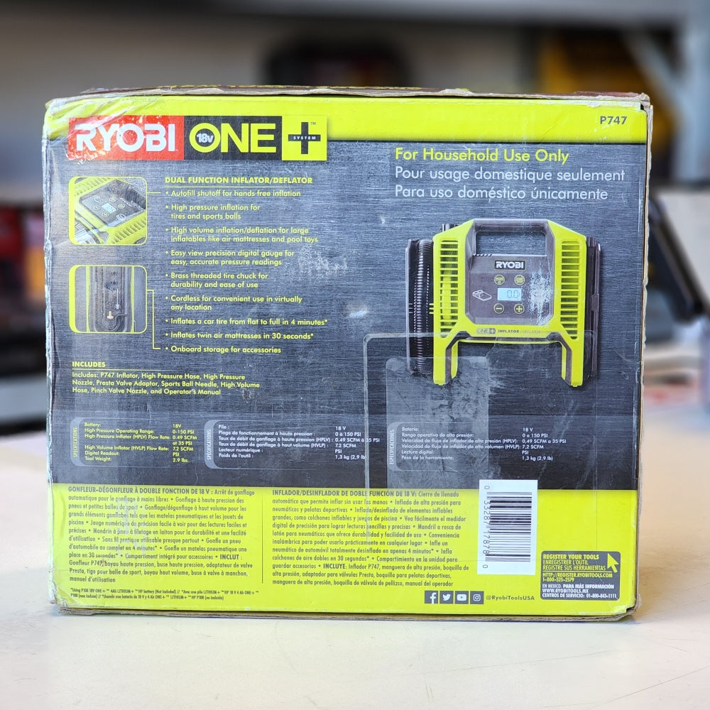 18V ONE+ Inflator/Deflator