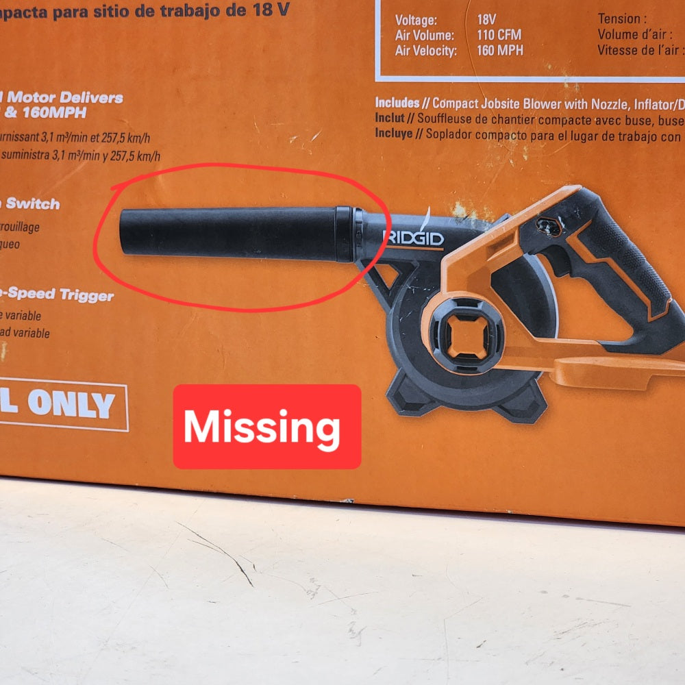 18V Lithium-ion Cordless Compact Jobsite Blower
