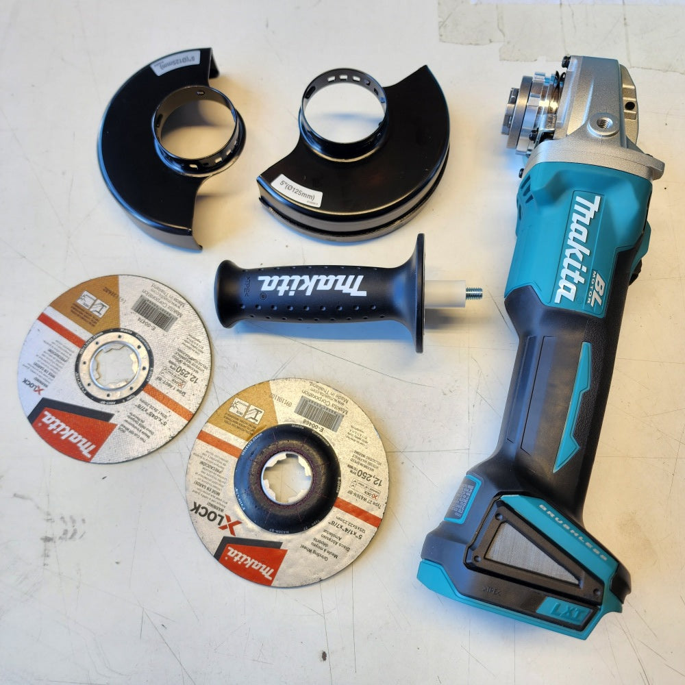 18V LXT Lithium-Ion Brushless Cordless 4-1/ 2 in. /5 in. X-LOCK Angle Grinder with AFT, Tool Only (XAG25Z)