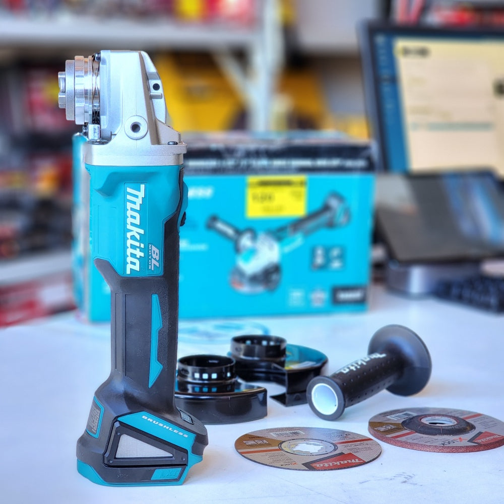18V LXT Lithium-Ion Brushless Cordless 4-1/ 2 in. /5 in. X-LOCK Angle Grinder with AFT, Tool Only (XAG25Z)