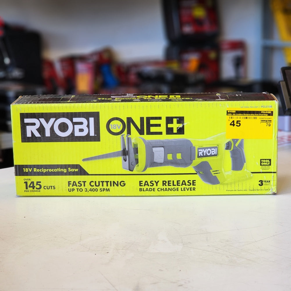 ONE + 18V Cordless Reciprocating Saw (Tool Only)