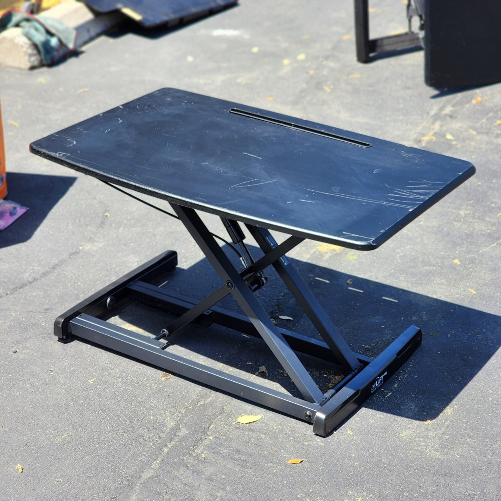 30 in Black Standing Desk Converter Height Adjustable