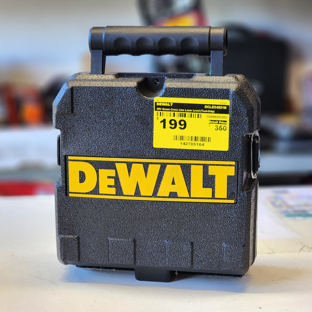 20V Green Cross Line Laser Level (Tool-Only)