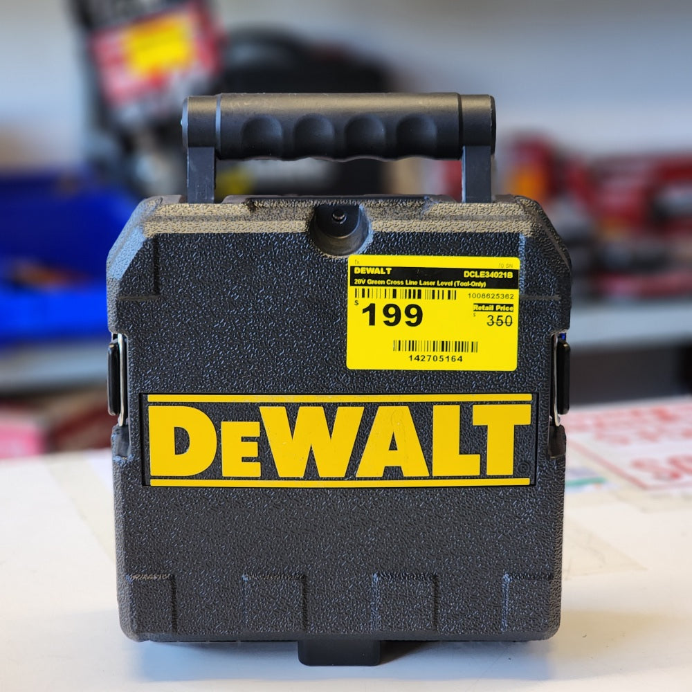 20V Green Cross Line Laser Level (Tool-Only)