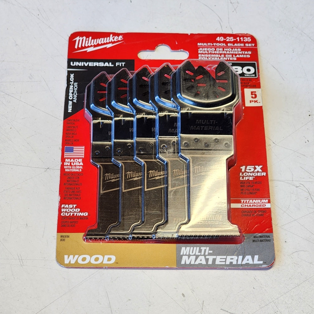 1-3/8 in. Multi-Tool Oscillating Blade Set (5-Piece)