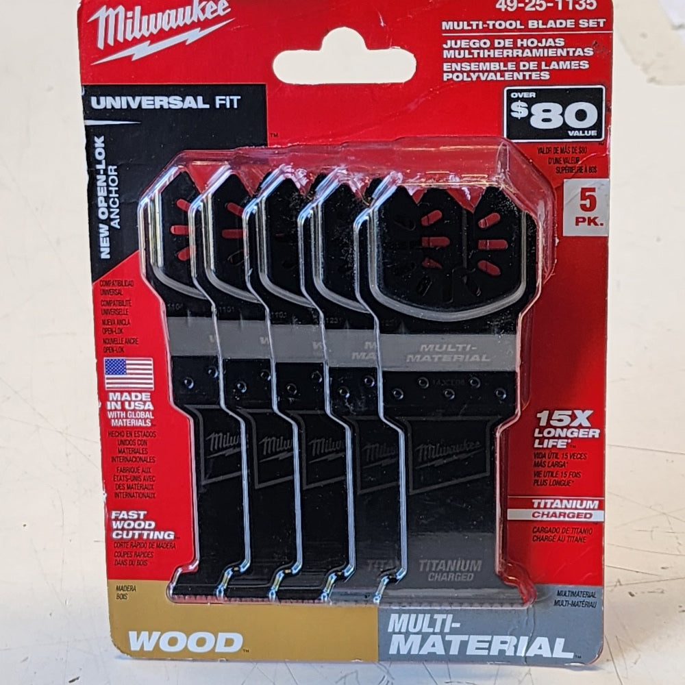 1-3/8 in. Multi-Tool Oscillating Blade Set (5-Piece)