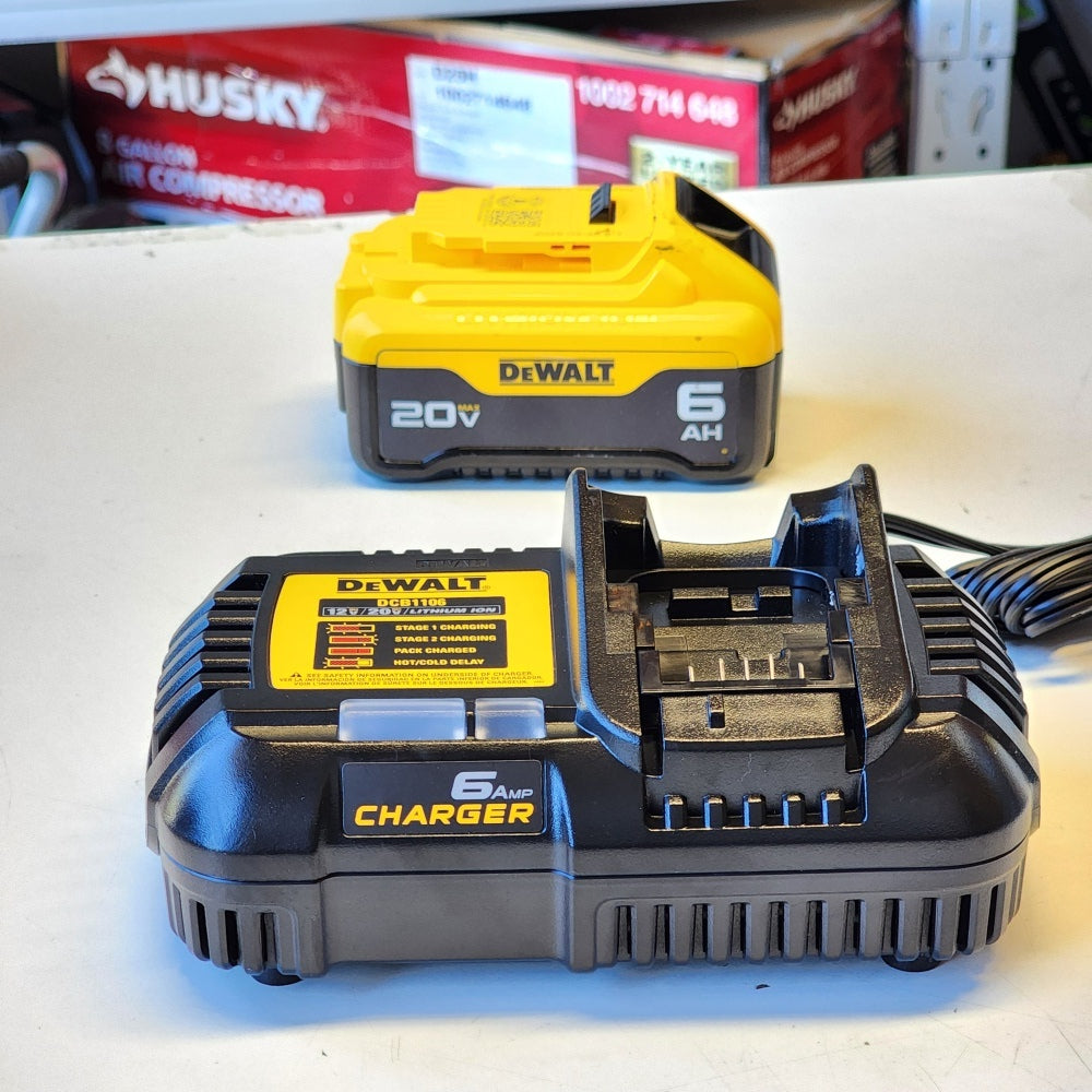 20-Volt Max Lithium-ion 6.0 Ah Battery Pack and Charger