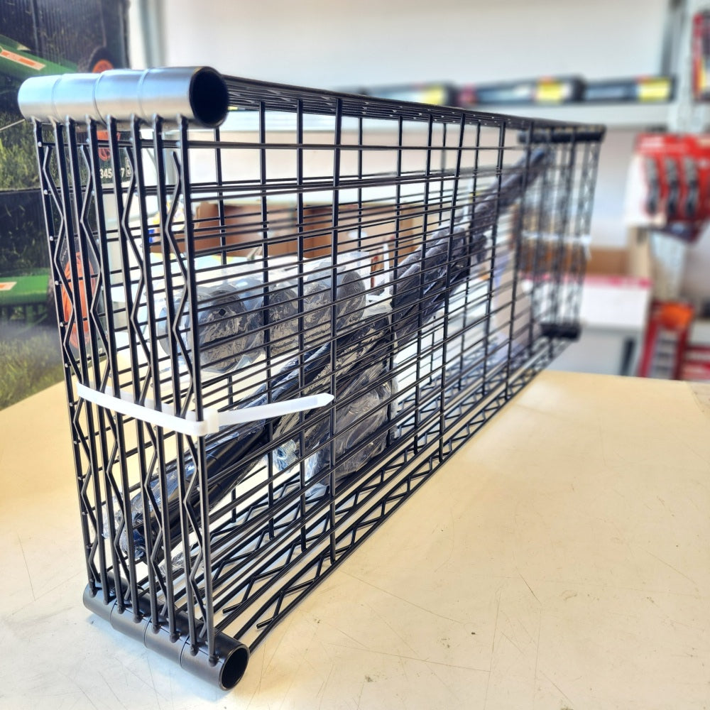 4-Tiers Steel Adjustable Garage Storage Shelving Unit in Black