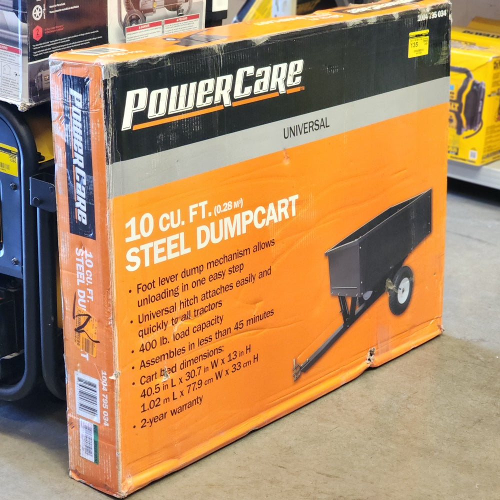 10.cu.ft Lawn Mover Dump Cart with Wheels