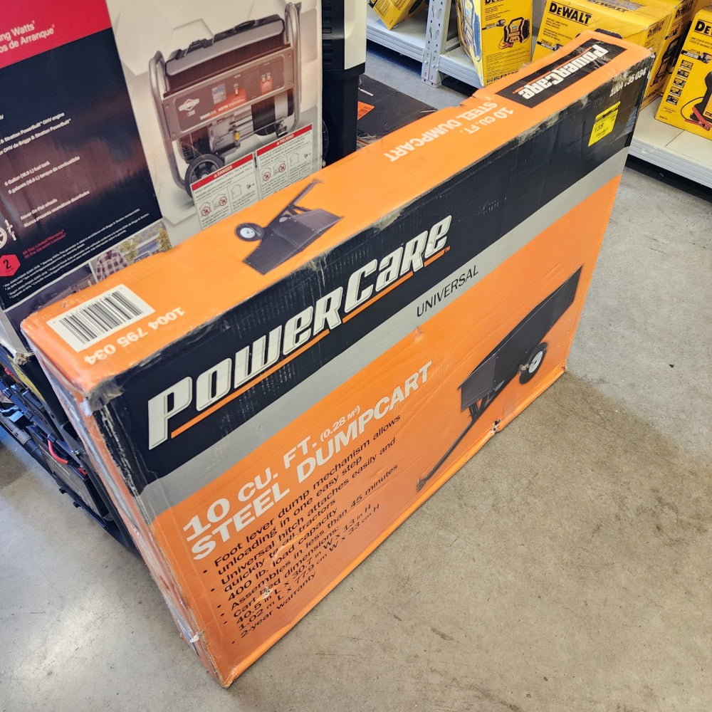 10.cu.ft Lawn Mover Dump Cart with Wheels