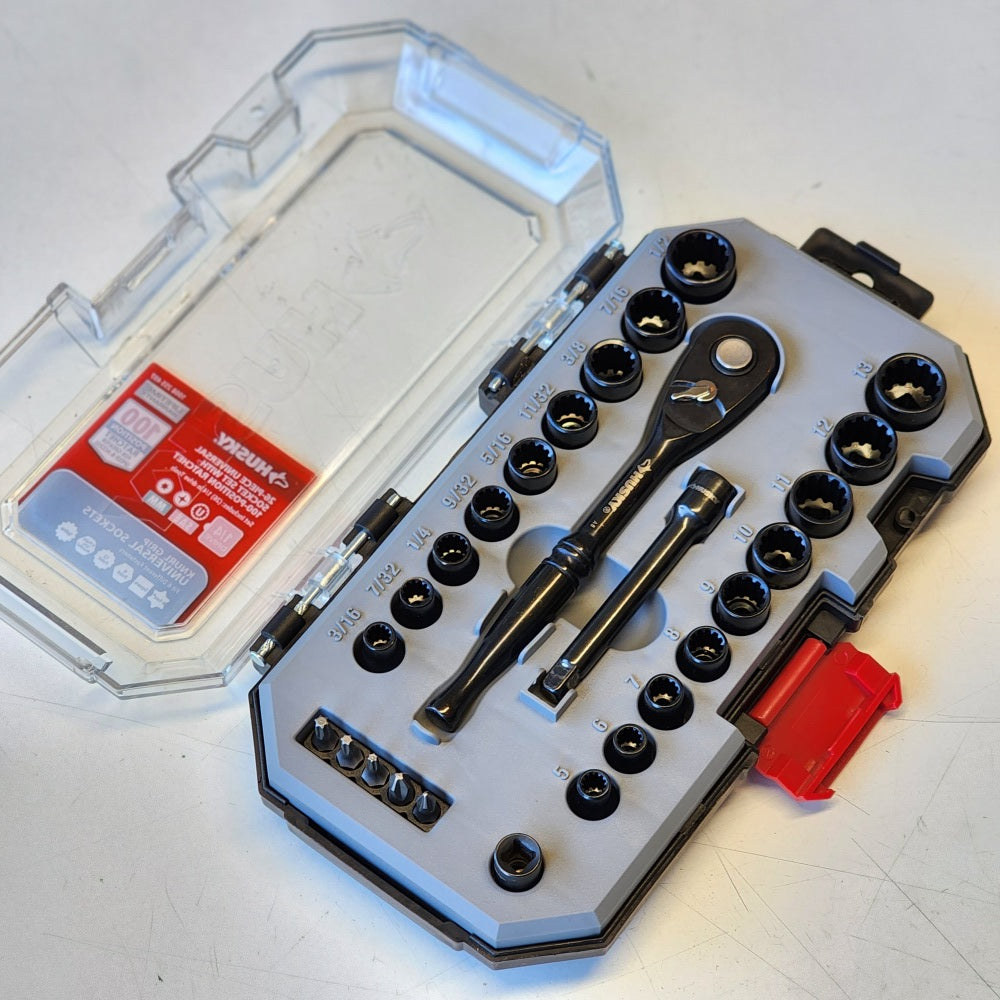 100-Position 1/4 in. Drive Universal Socket Wrench Set