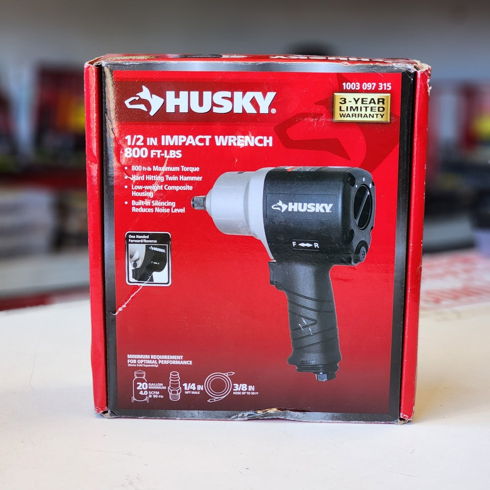 800 ft,/lbs 1/2 in. Impact Wrench