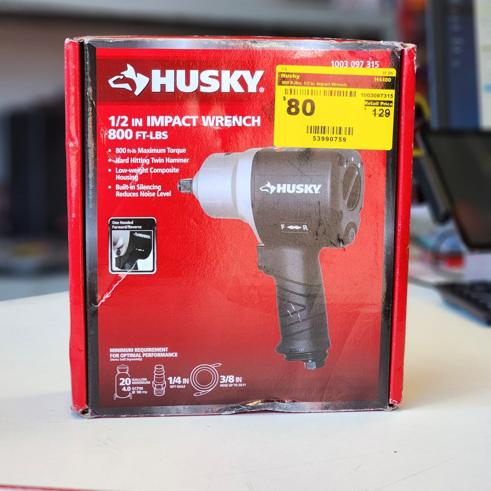 800 ft,/lbs 1/2 in. Impact Wrench