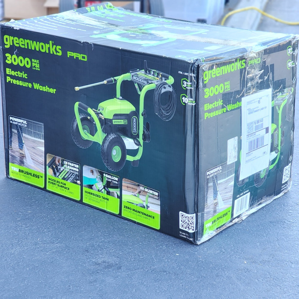 3000 PSI 2.0 GPM Cold Water Electric Pressure Washer