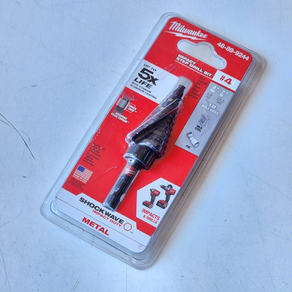 Shockwave 3/16 in - 7/8 in #4 Impact-Rated Titanium
