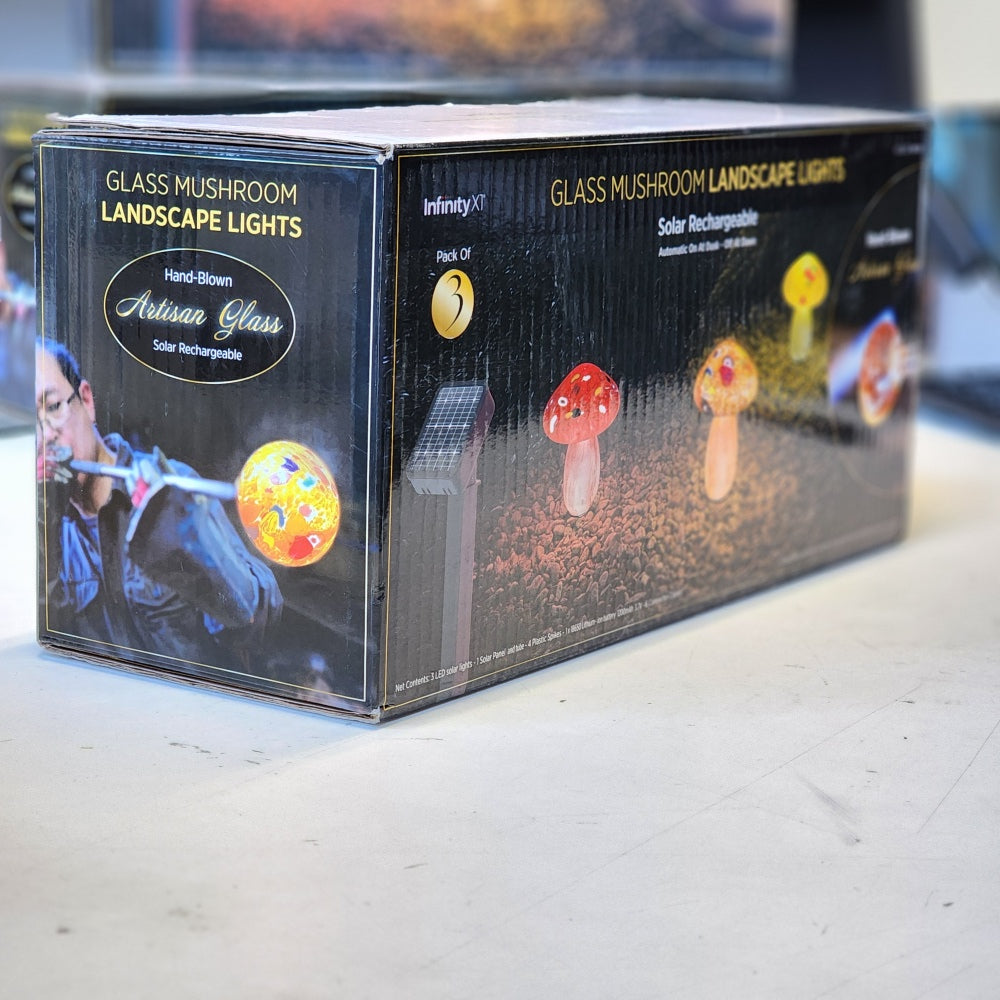 3Pack Mushroom Landscape Light