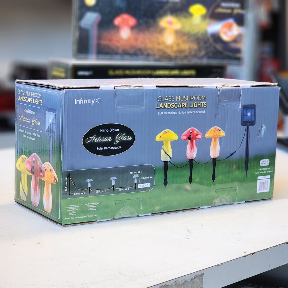 3Pack Mushroom Landscape Light