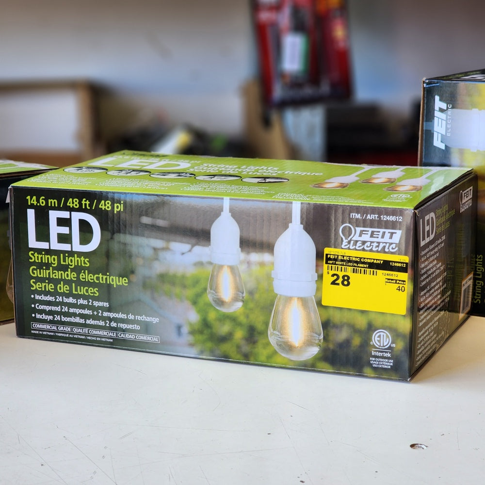 48FT White Led Filament