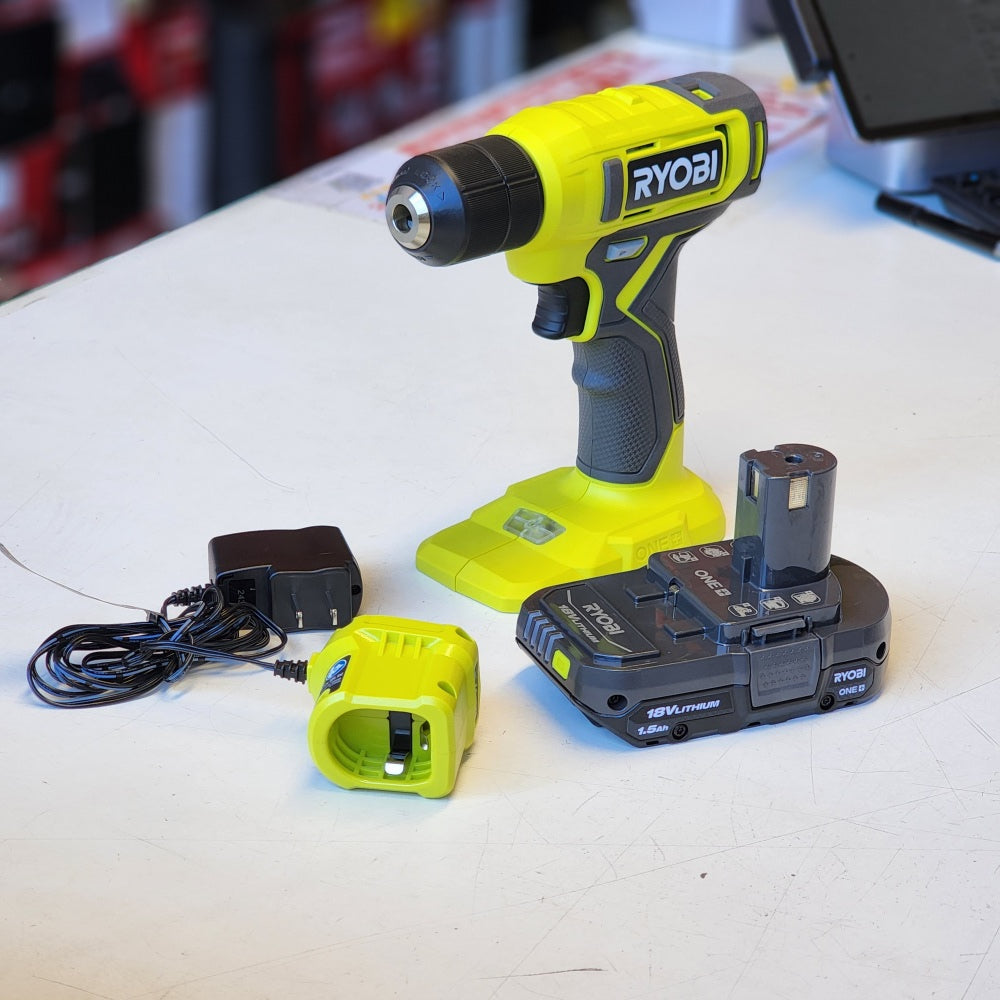 ONE + 18V Cordless 3/8 in. Drill/Driver Kit With 1.5Ah battery