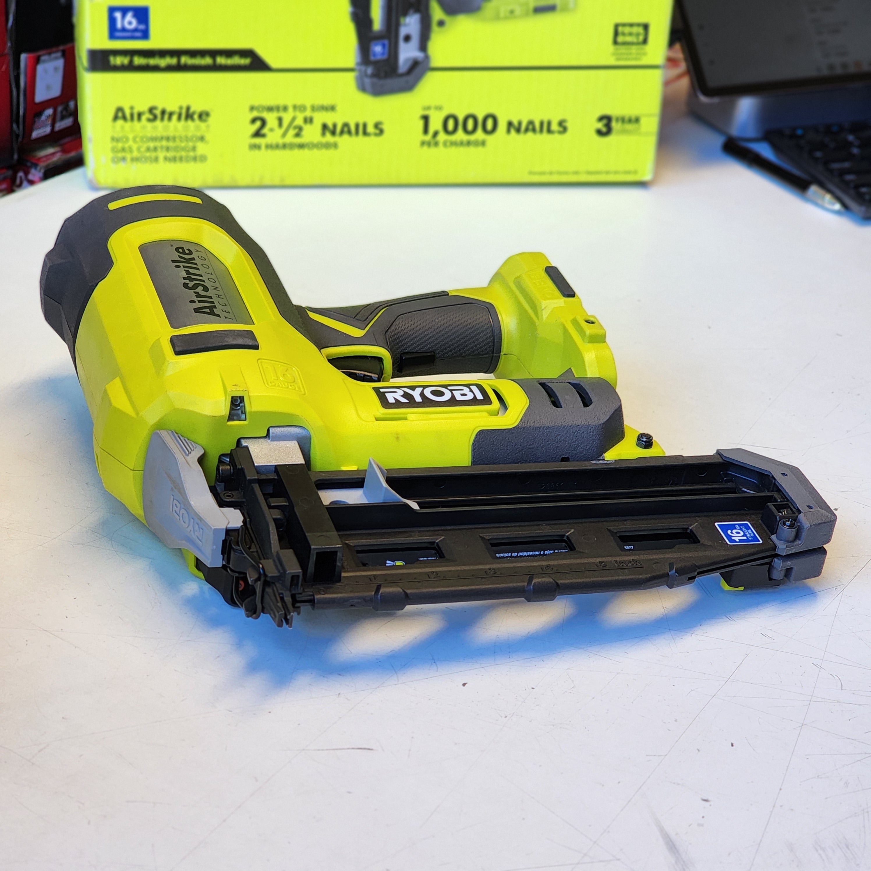 ONE + 18V Air Strike 16-Gauge Cordless Finish Nailer