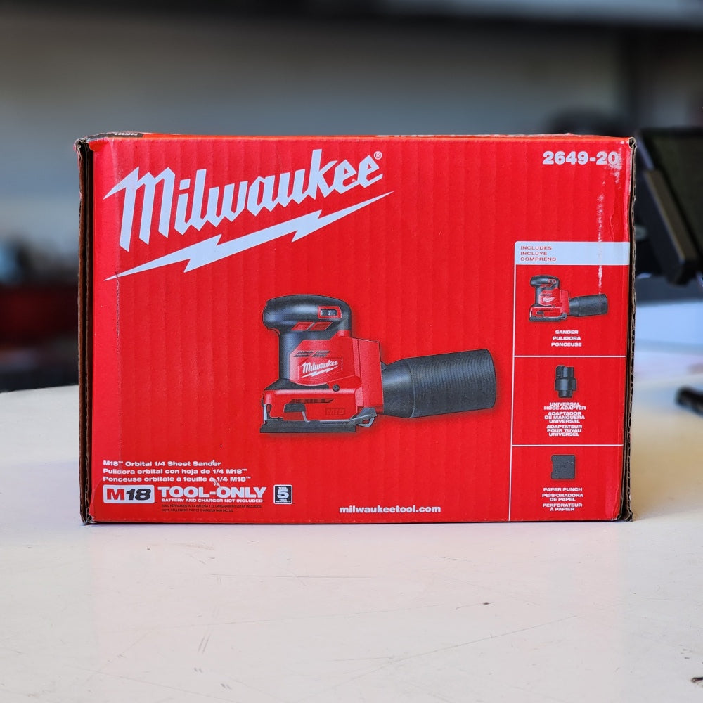 M18 18V Lithium-ion Cordless 1/4 in. Sheet Sander