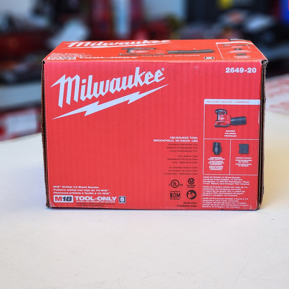 M18 18V Lithium-ion Cordless 1/4 in. Sheet Sander