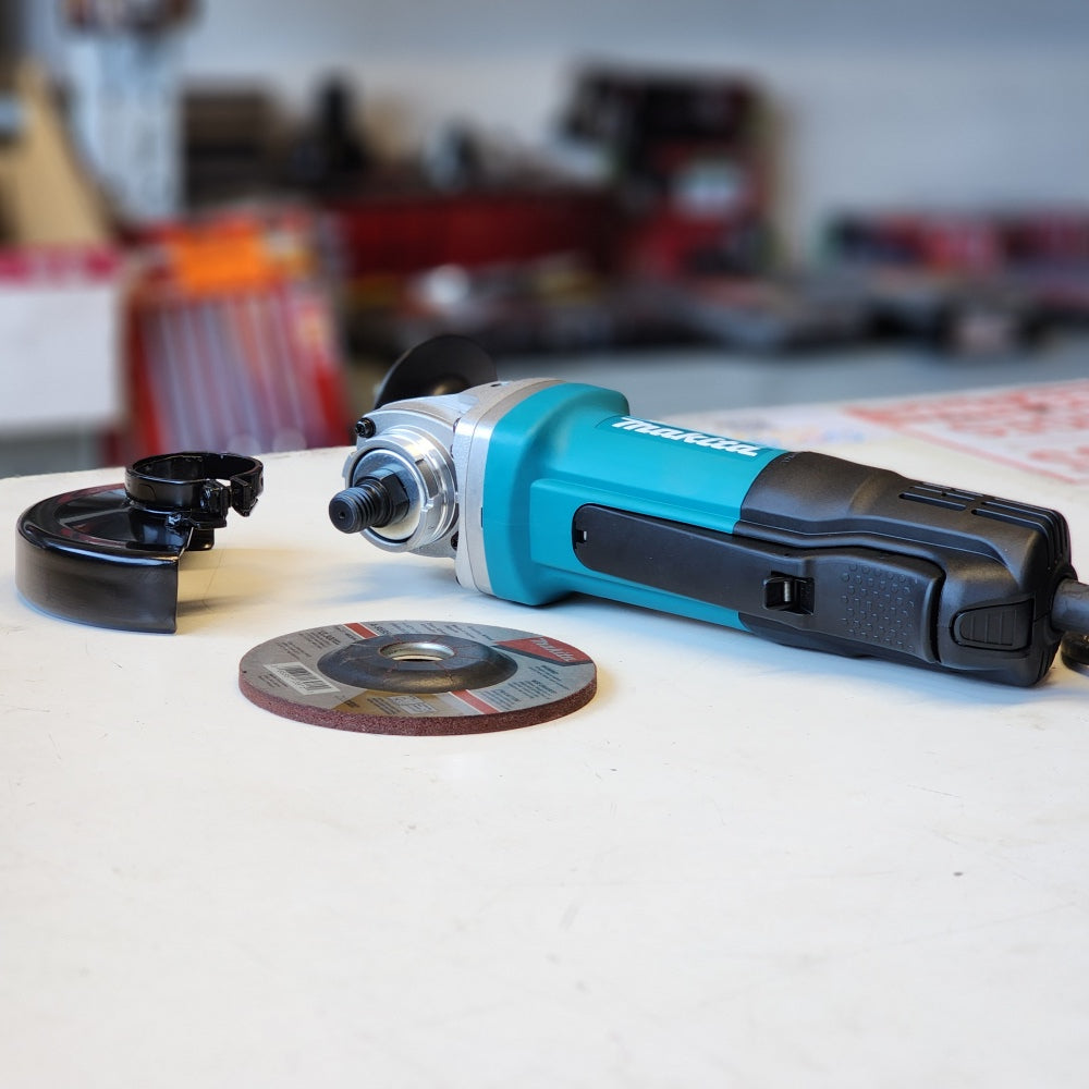 7.5 Amp 4-1/2 in. Corded Paddle Switch Angle Grinder