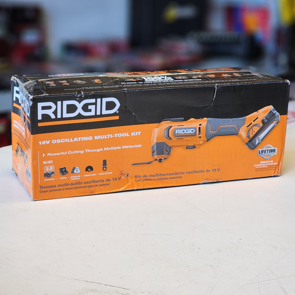 18V Cordless Oscillating Multi-Tool with 2.0 Ah Battery