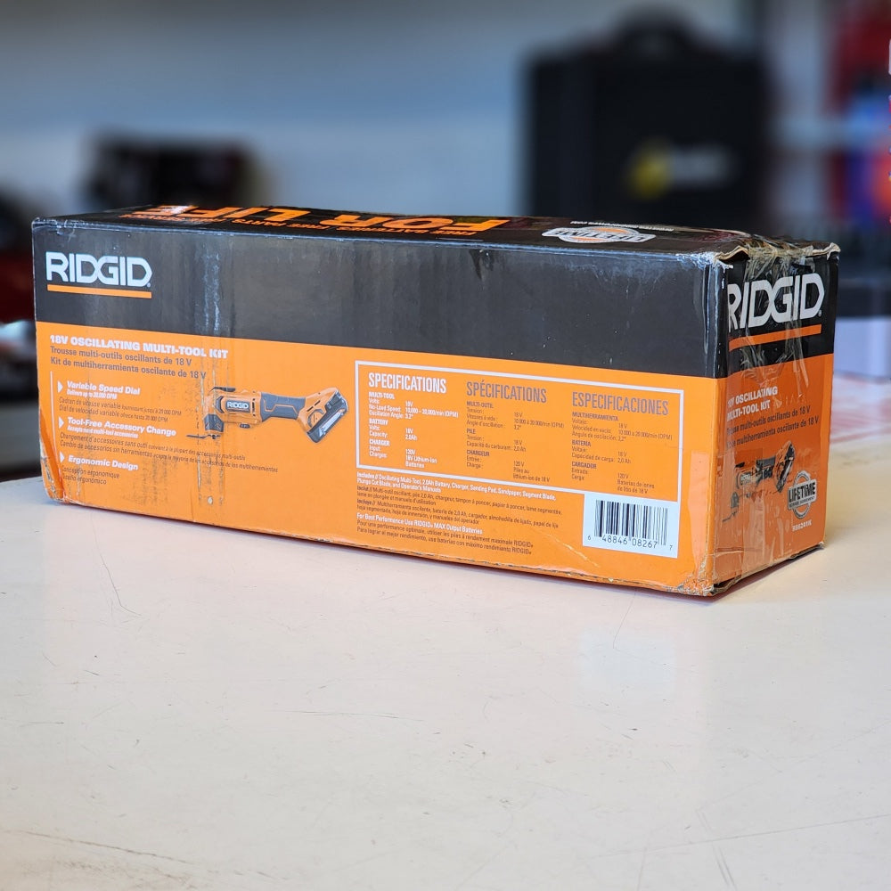 18V Cordless Oscillating Multi-Tool with 2.0 Ah Battery