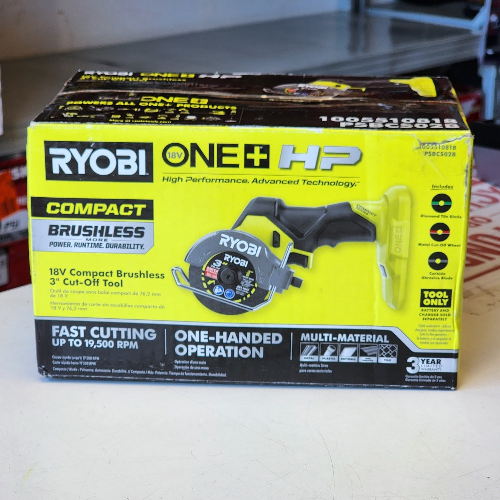 One + Hp 18V Brushless Cordless Compact Cut-off Tool