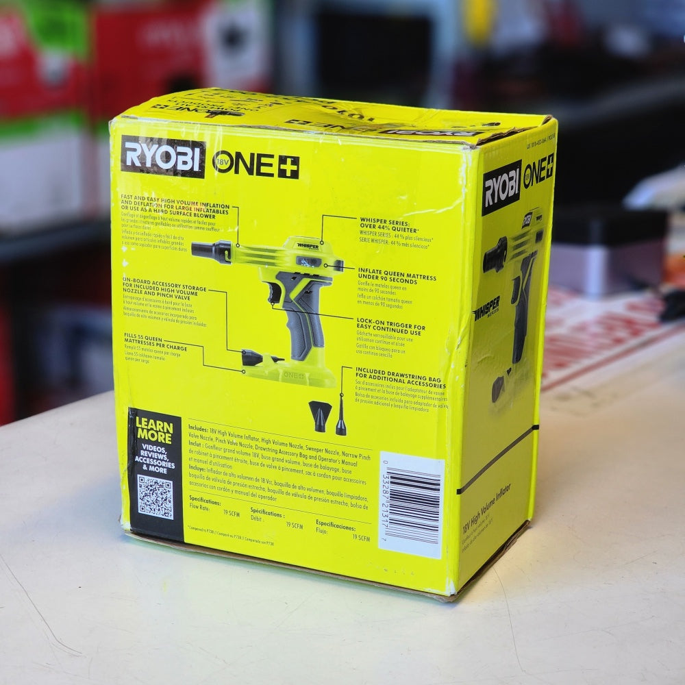 ONE+18V Cordless High Volume Inflator (Tool Only)