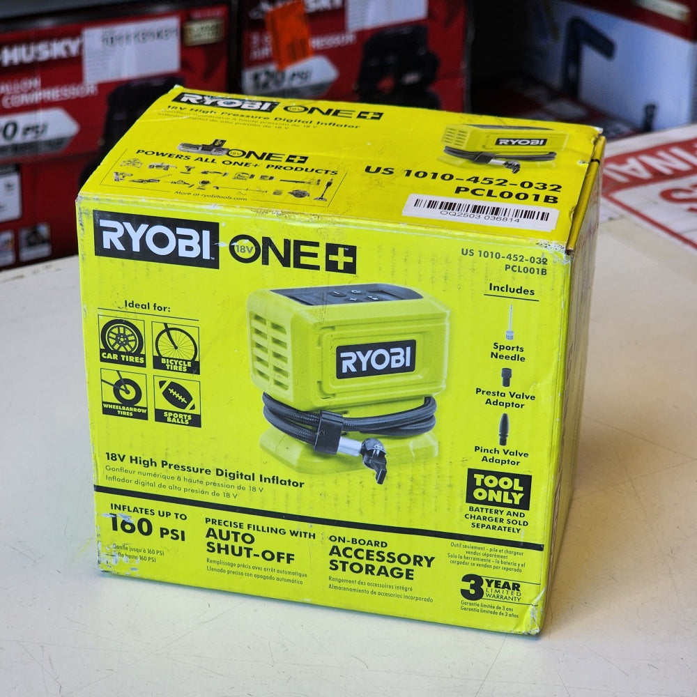 ONE + 18V Cordless High Pressure Inflator (tool Only)