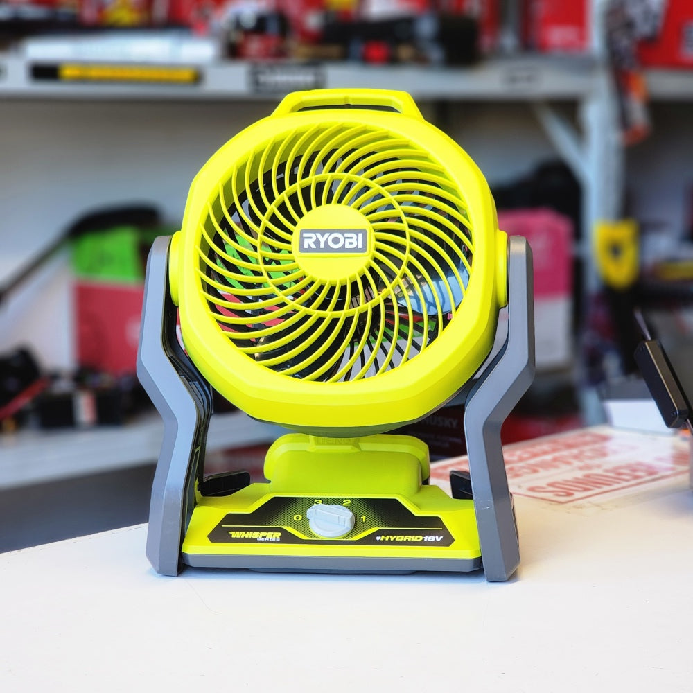 One + 18V Cordless Hybrid Whisper Series 7-1/2 in Fan
