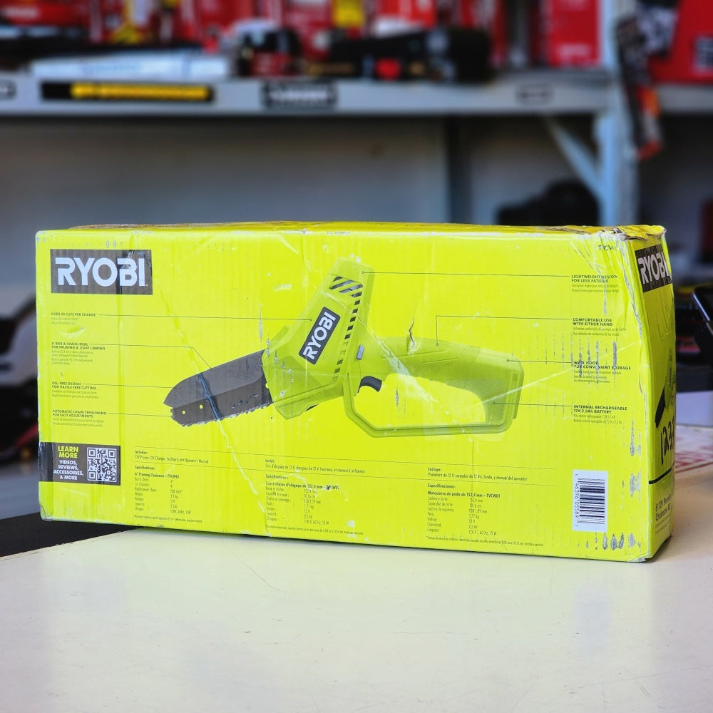 12V 6in. Cordless Battery Compact Pruning Mini Chainsaw