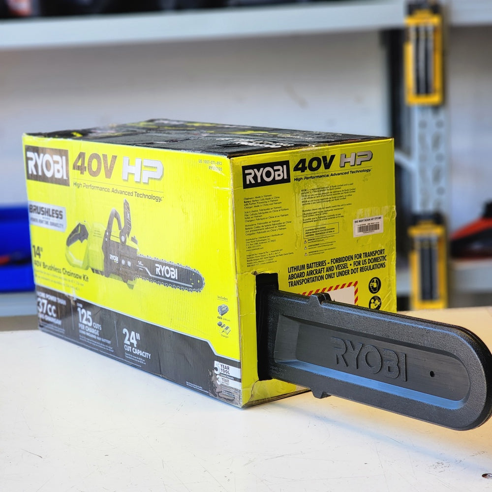 40V HP Brushless 14 in. Battery Chainsaw with 4.0 Ah Battery and Charger