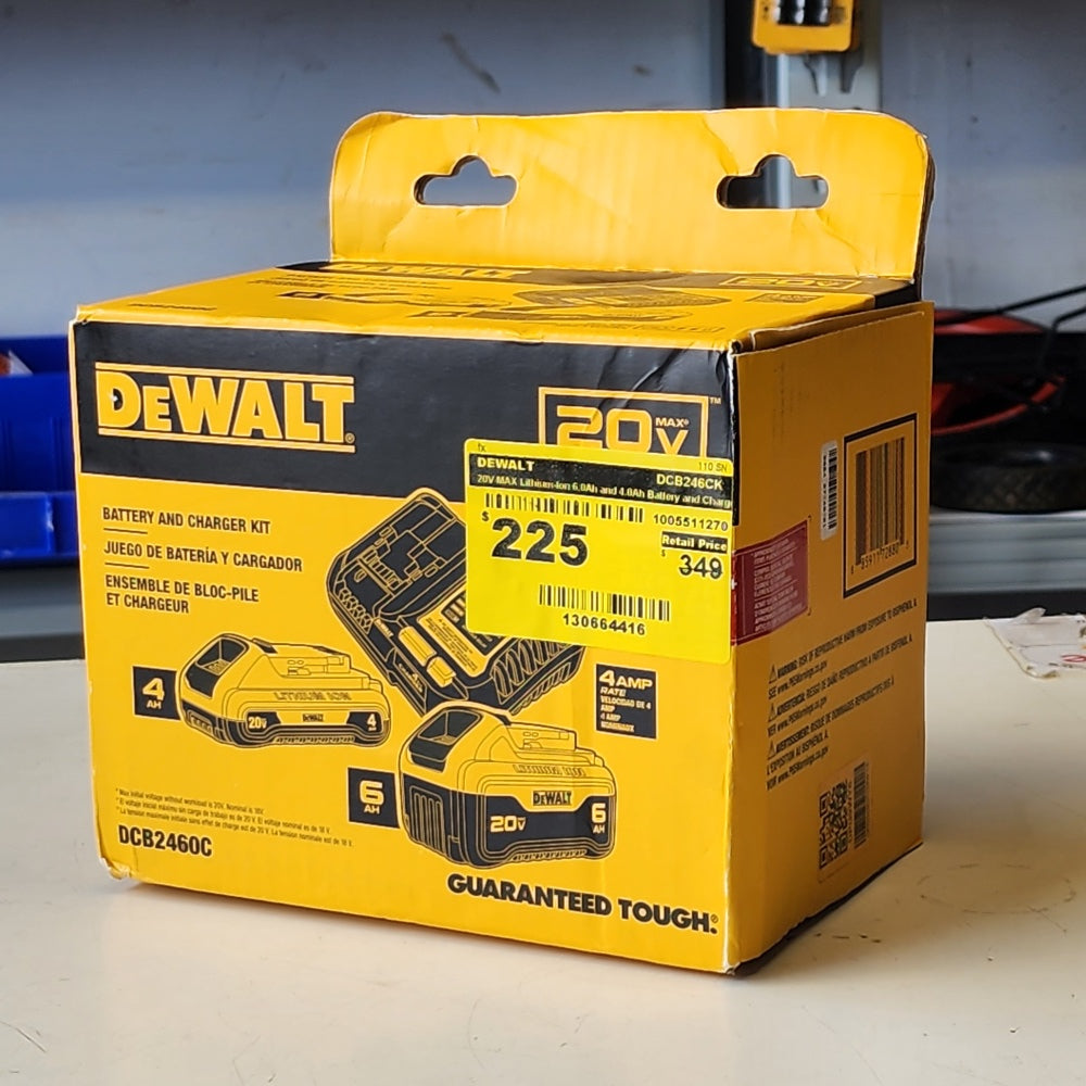 20V Max Lithium-ion 6.0Ah And 4.0Ah Battery And Charger