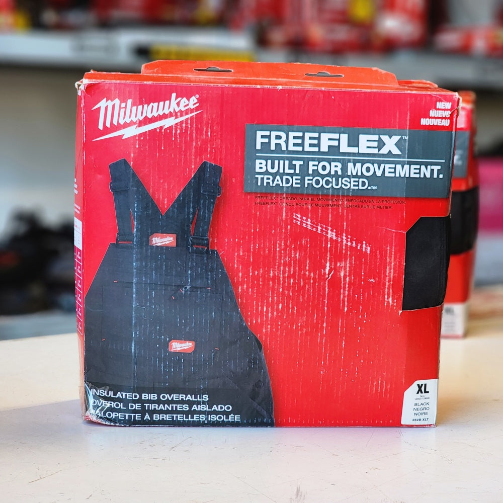 Men's X-Large Tall Black FreeFlex Insulated Bib Overall