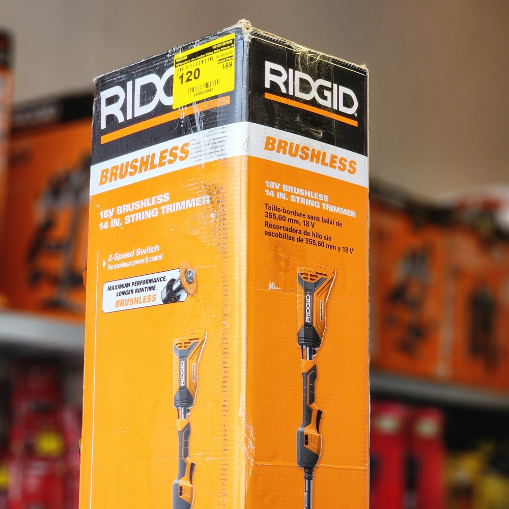 18V Brushless 14 in. Cordless Battery String Trimmer (Tool Only)