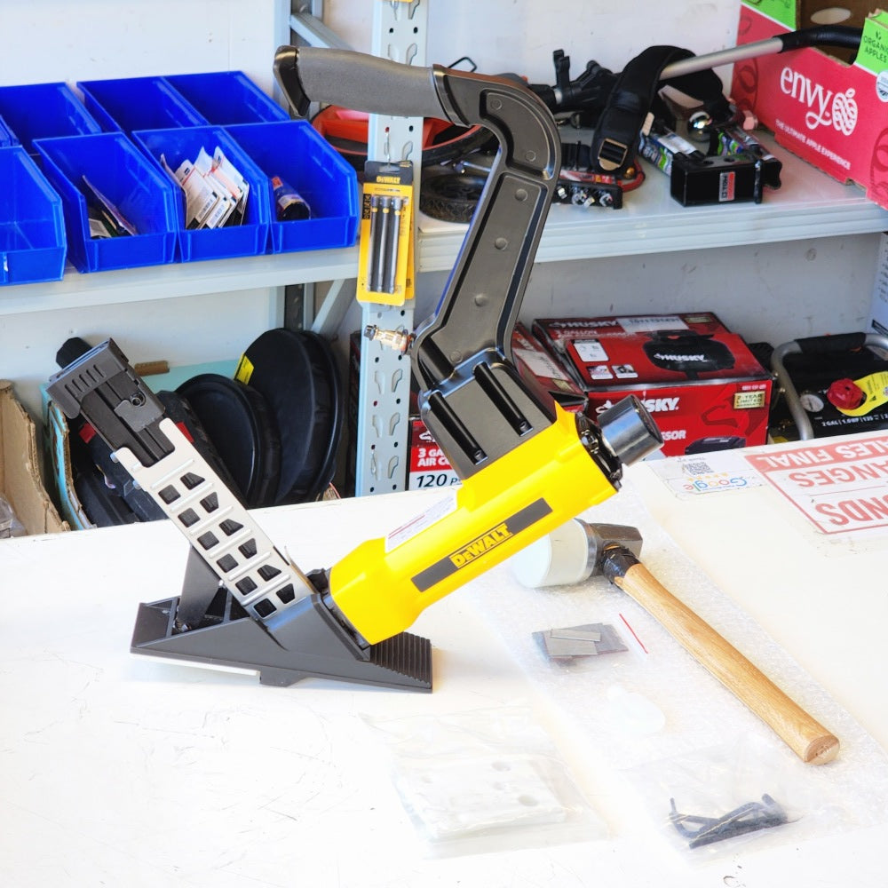 2-in-1 Pneumatic 15.5-Gauge and 16-Gauge Flooring Tool Only